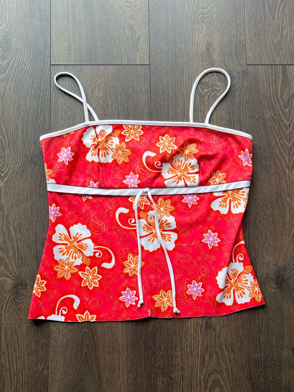 Status Hawaiian Print Tank Top